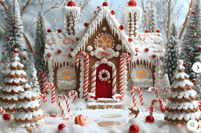 Mini séance de noël - Premier décor